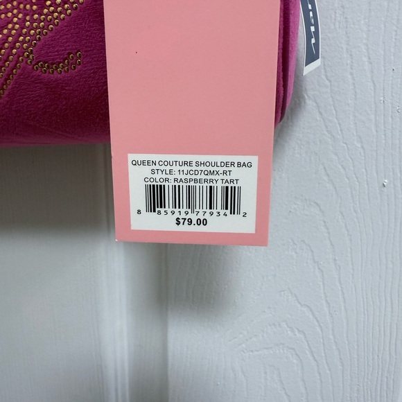 NWT Juicy Couture “Queen Couture” Pink (Raspberry) Shoulder Bag - Picture 2 of 5